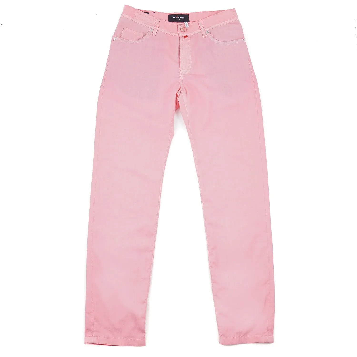 Kiton Slim Fit Five-Pocket Wool Pants