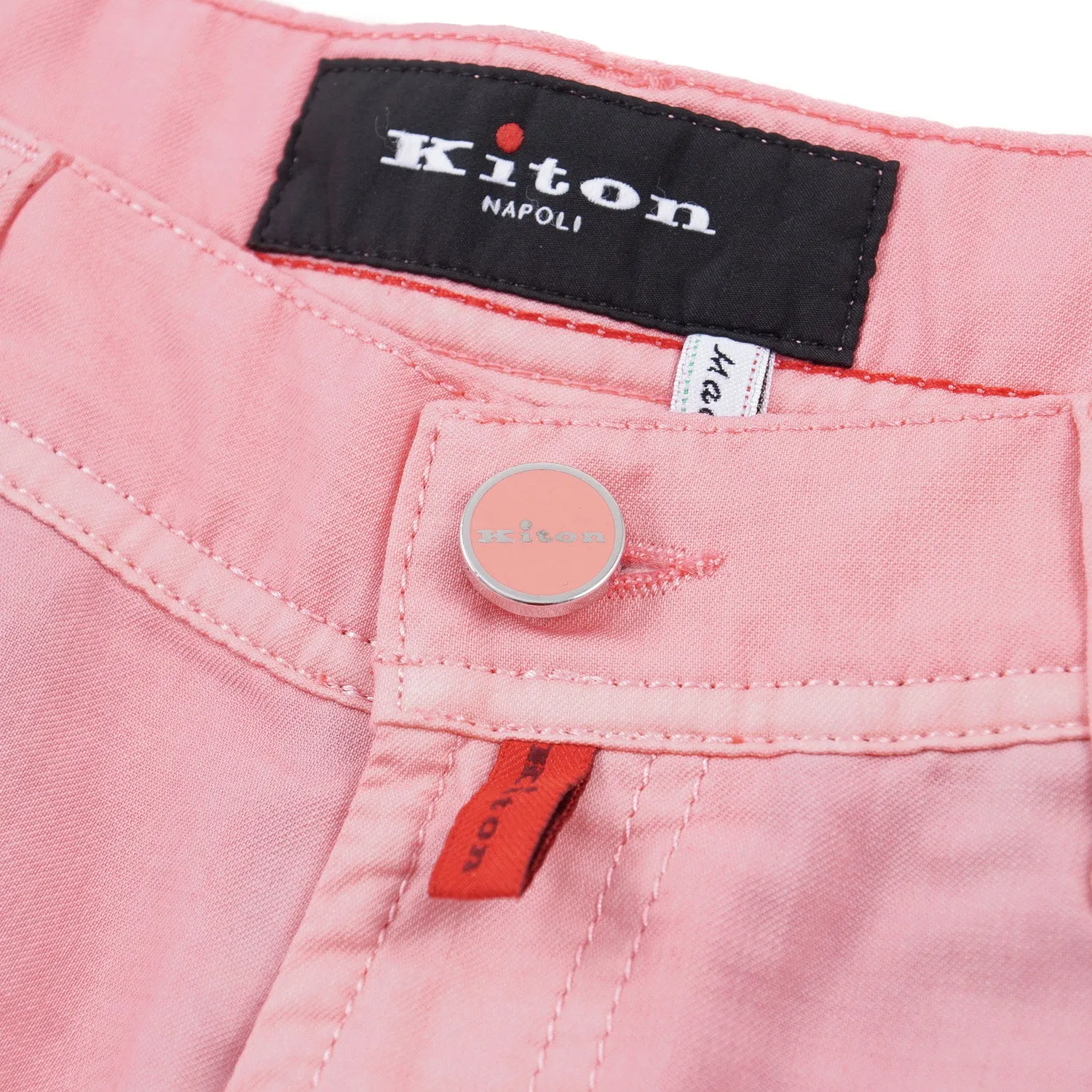 Kiton Slim Fit Five-Pocket Wool Pants