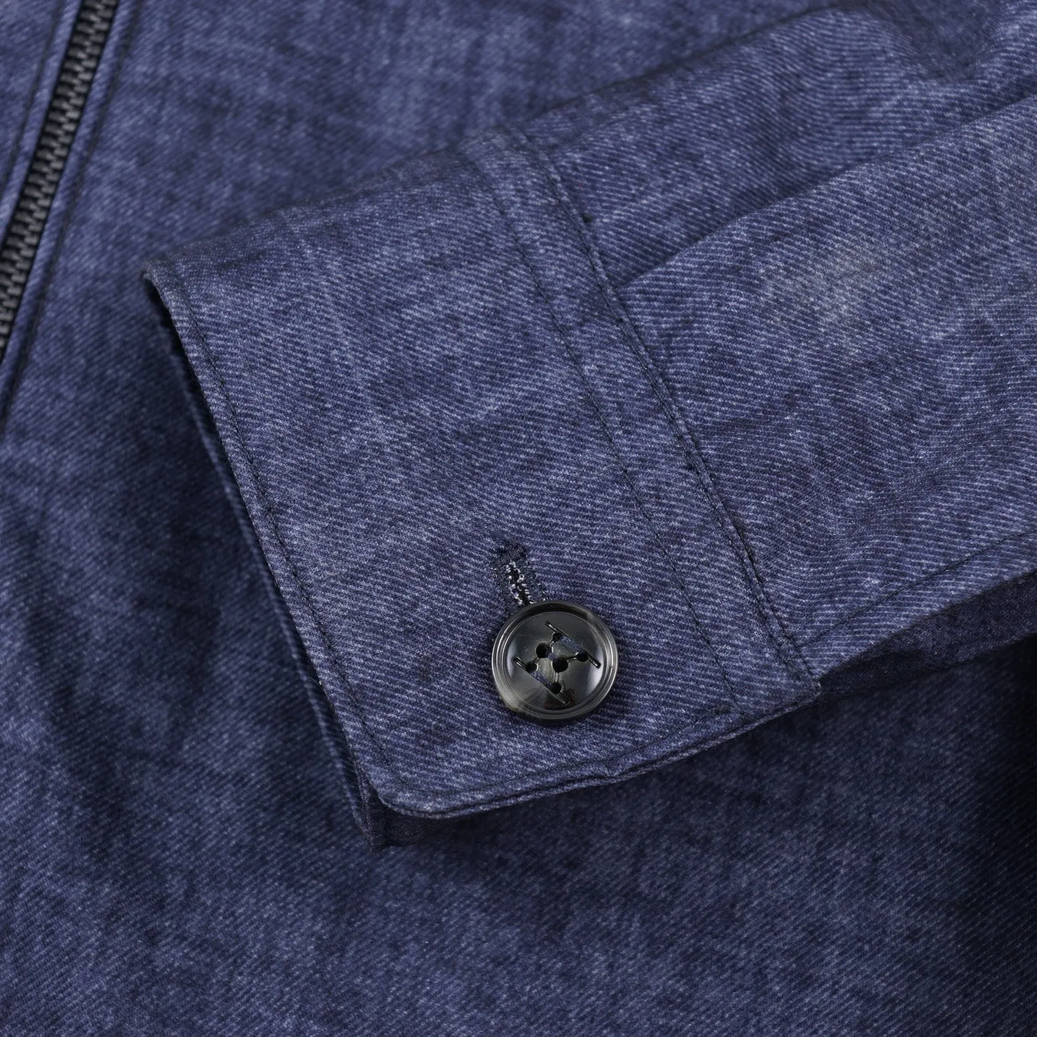 Kiton Techno Wool Shirt Jacket