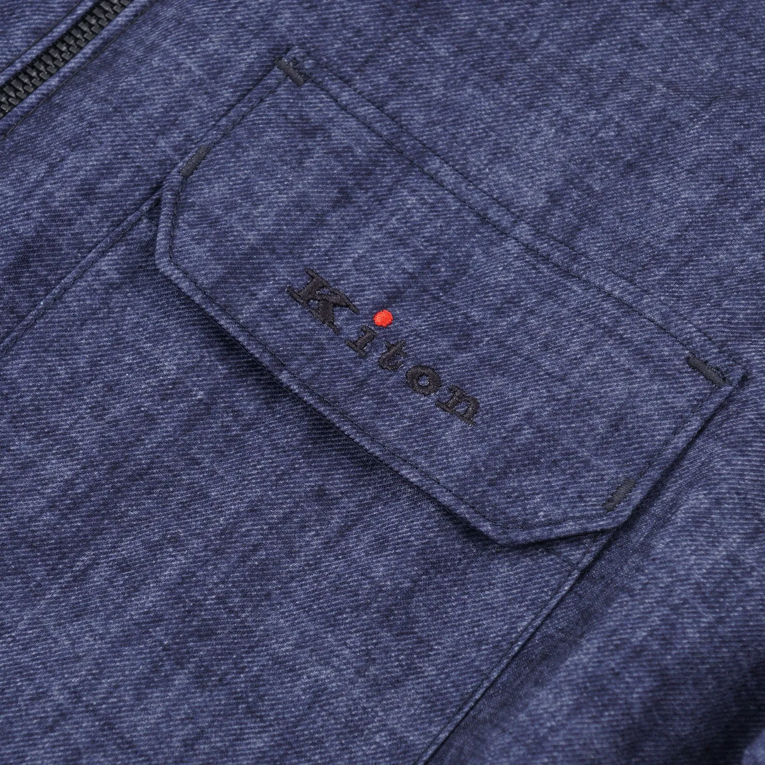 Kiton Techno Wool Shirt Jacket