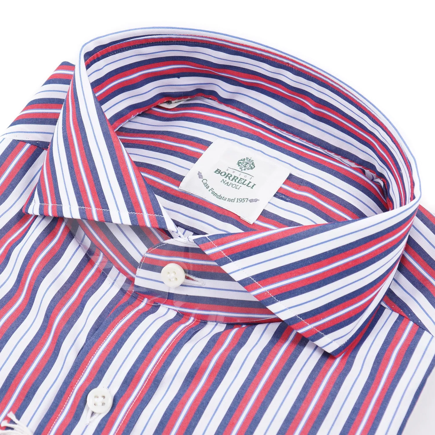 Luigi Borrelli Classic-Fit Cotton Dress Shirt