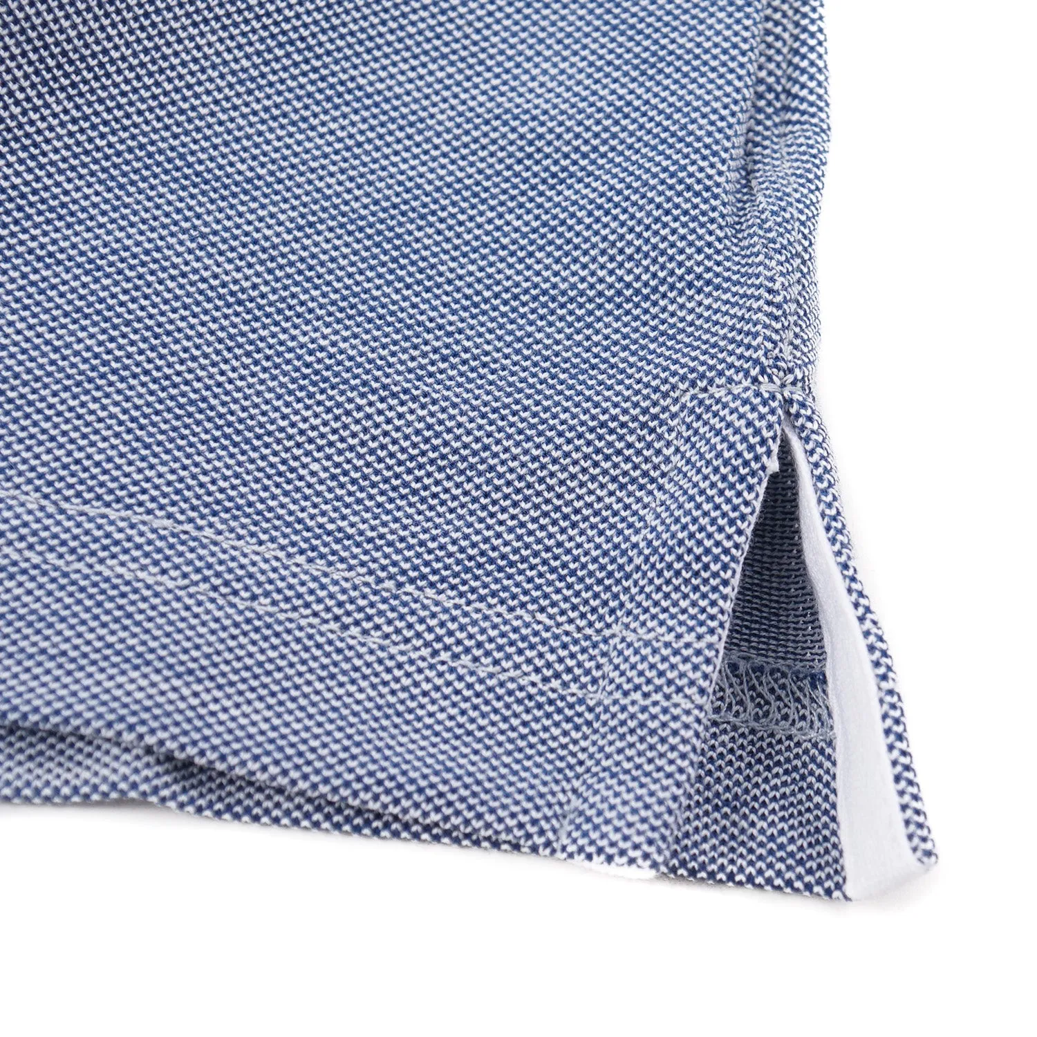 Luigi Borrelli Pique Knit Cotton Polo Shirt