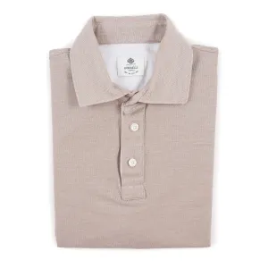 Luigi Borrelli Pique Knit Cotton Polo Shirt