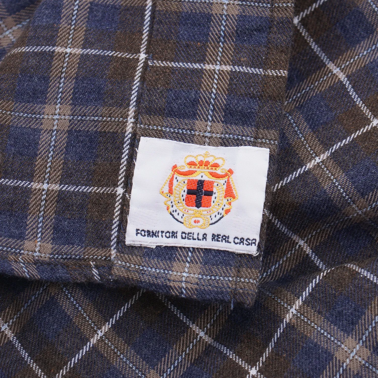 Luigi Borrelli Slim-Fit Flannel Cotton Shirt
