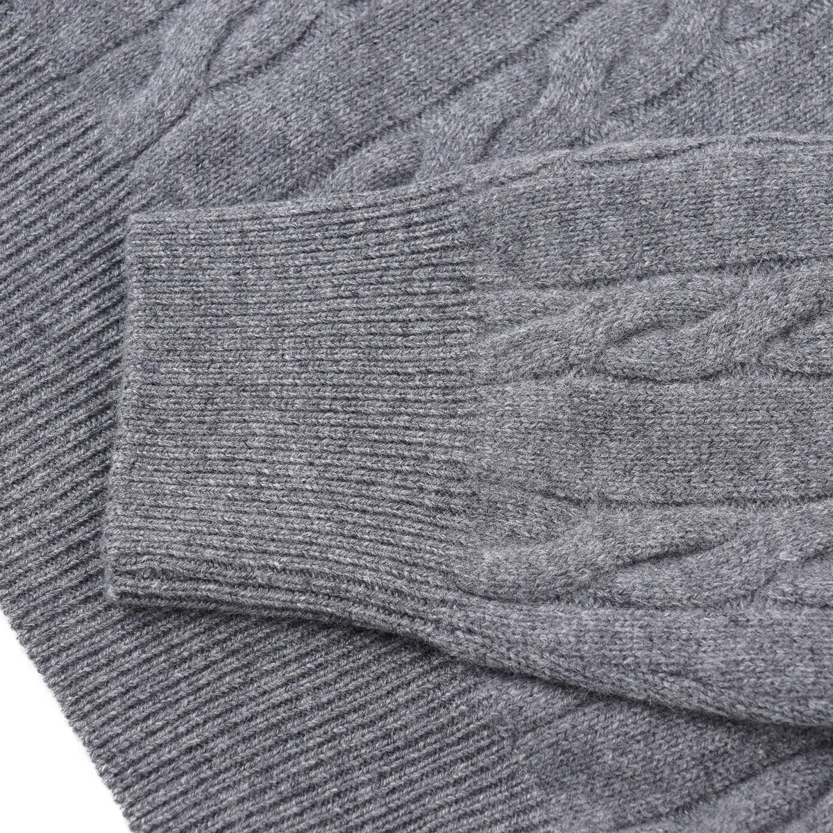 Manrico Cable Knit Cashmere Sweater