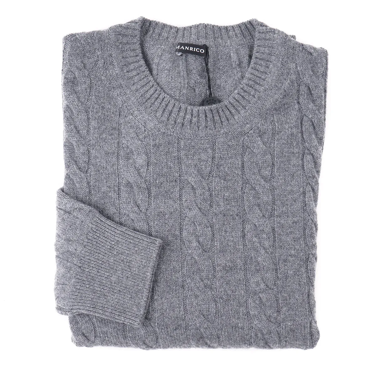 Manrico Cable Knit Cashmere Sweater