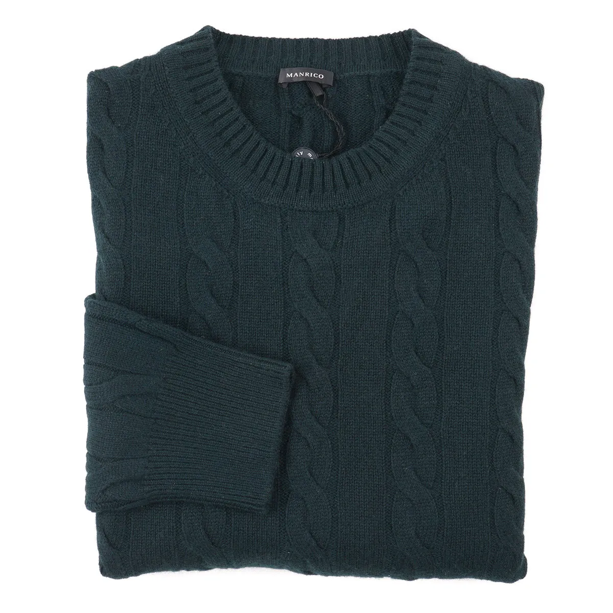 Manrico Relaxed-Fit Cable Knit Cashmere Sweater