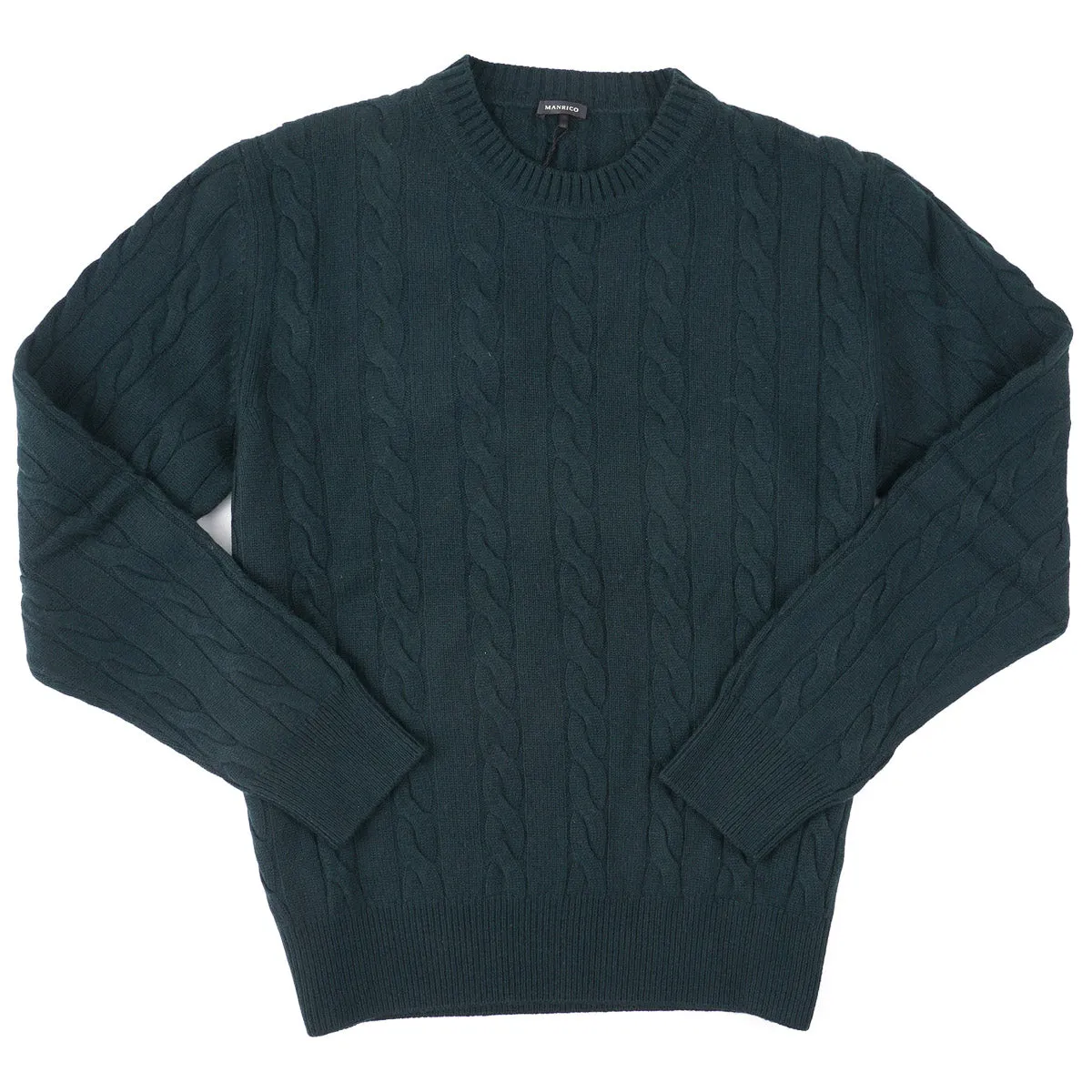 Manrico Relaxed-Fit Cable Knit Cashmere Sweater