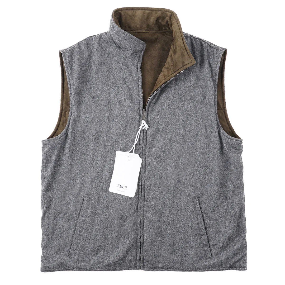 Manto Reversible Lambskin Suede Vest