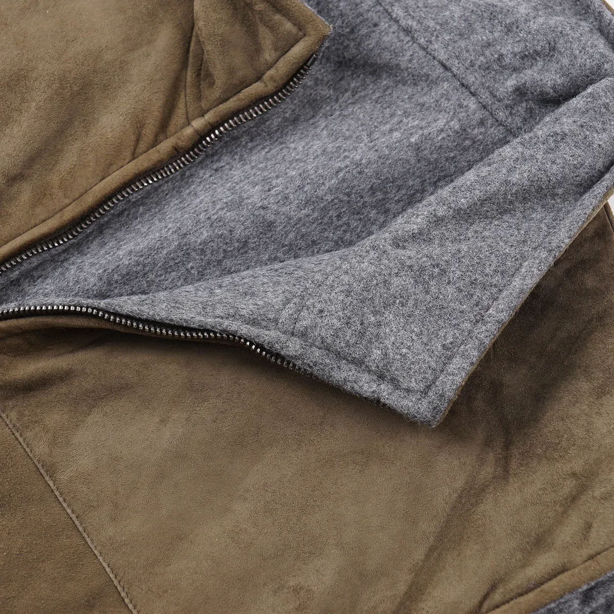 Manto Reversible Lambskin Suede Vest