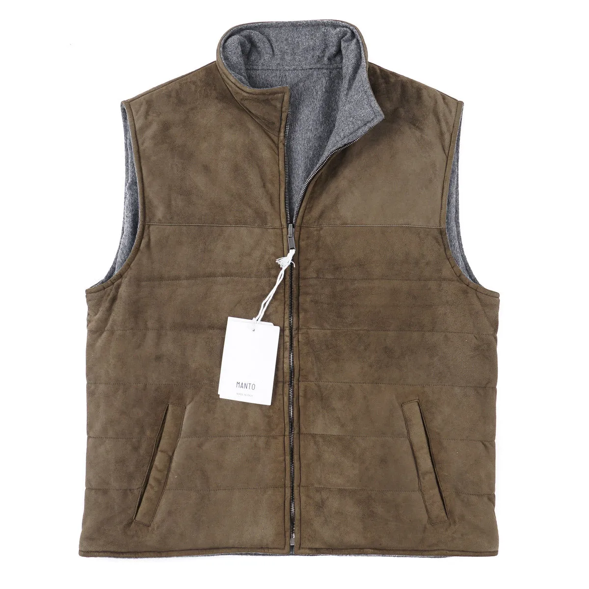 Manto Reversible Lambskin Suede Vest
