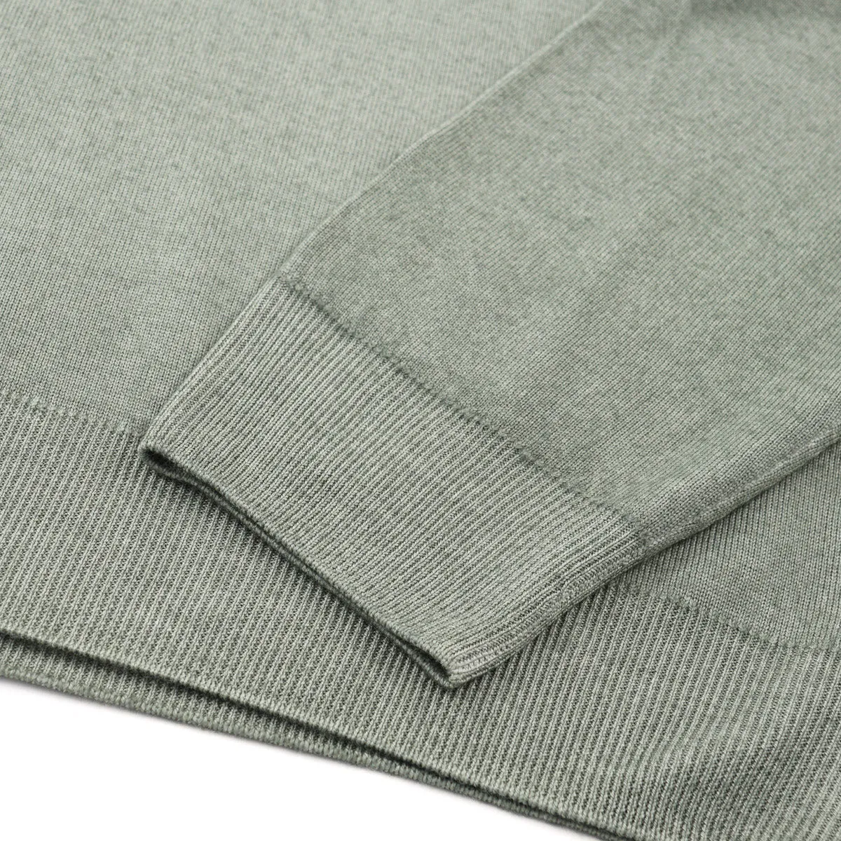 Maurizio Baldassari Half-Zip Wool Sweater