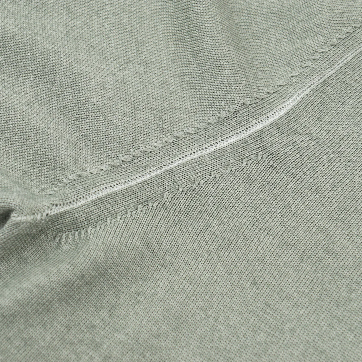 Maurizio Baldassari Half-Zip Wool Sweater