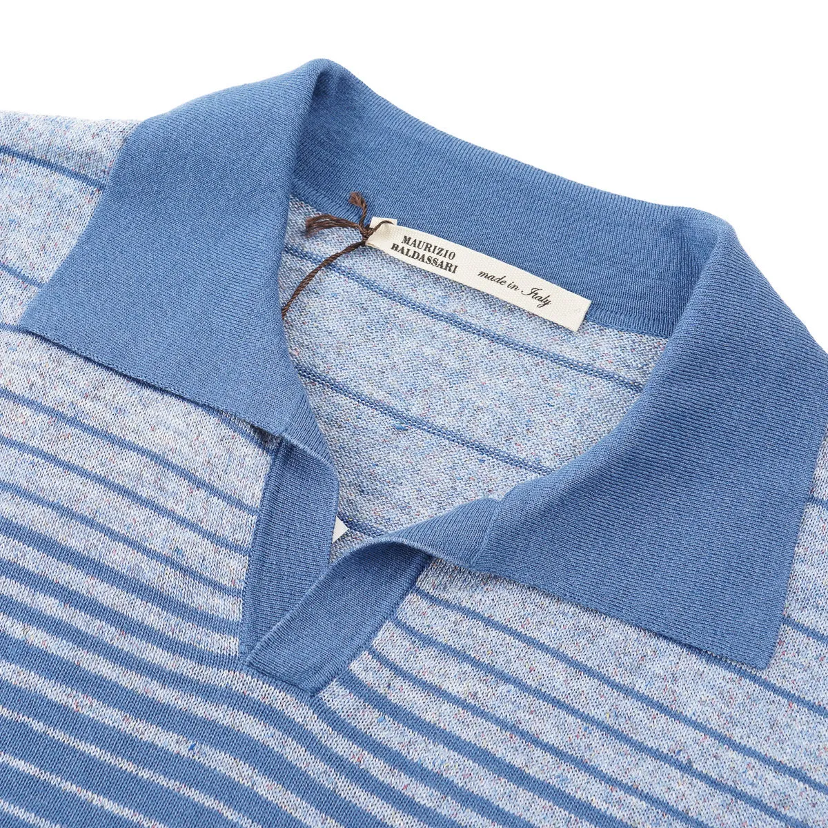 Maurizio Baldassari Linen-Silk Polo