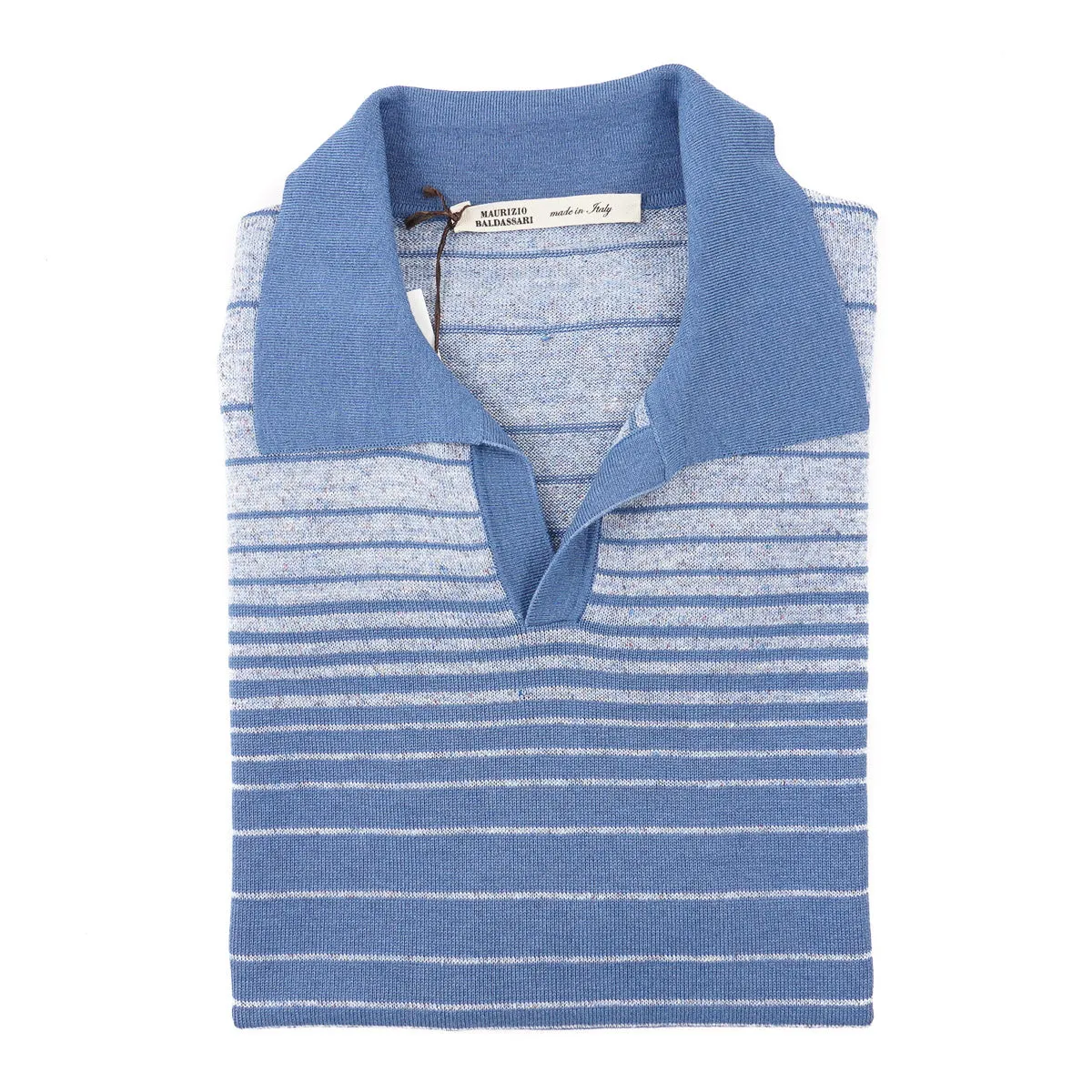 Maurizio Baldassari Linen-Silk Polo