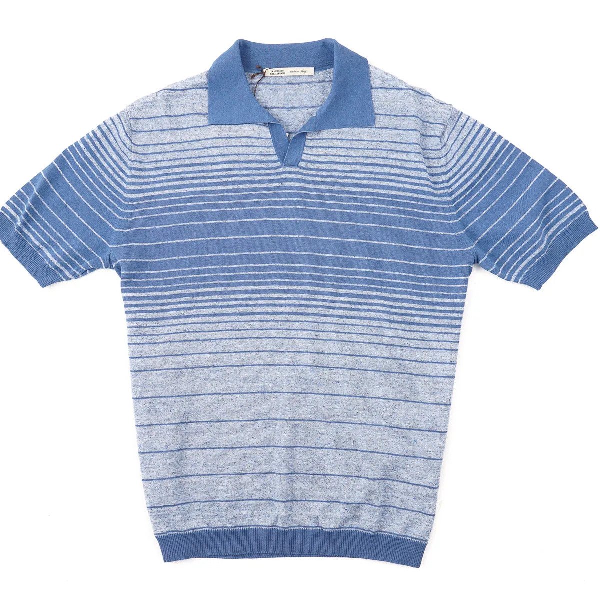 Maurizio Baldassari Linen-Silk Polo