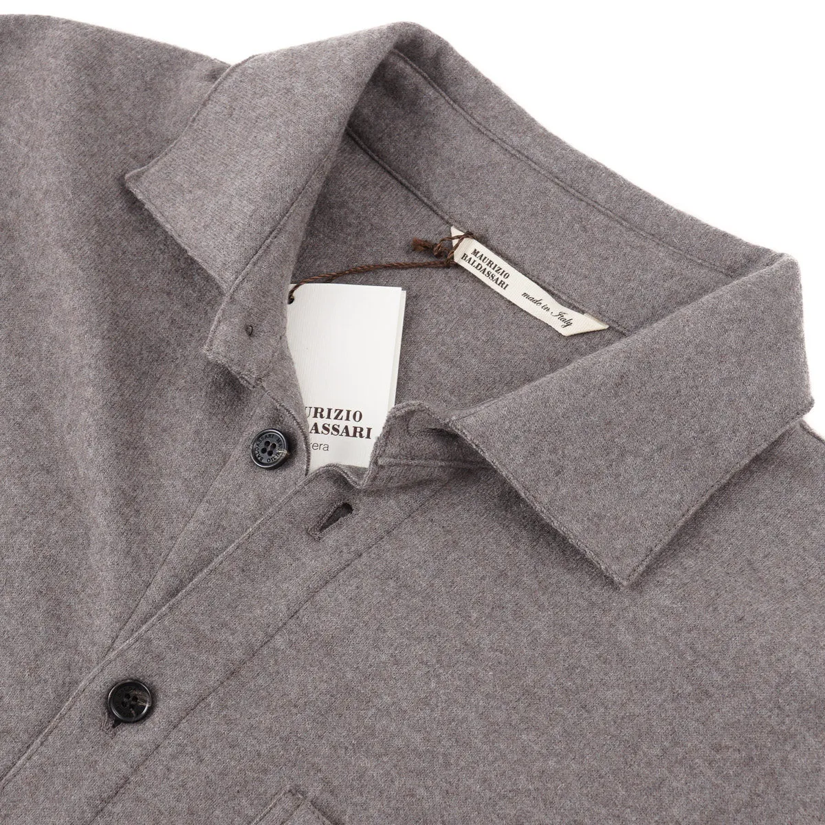 Maurizio Baldassari Solferino Cashmere Overshirt