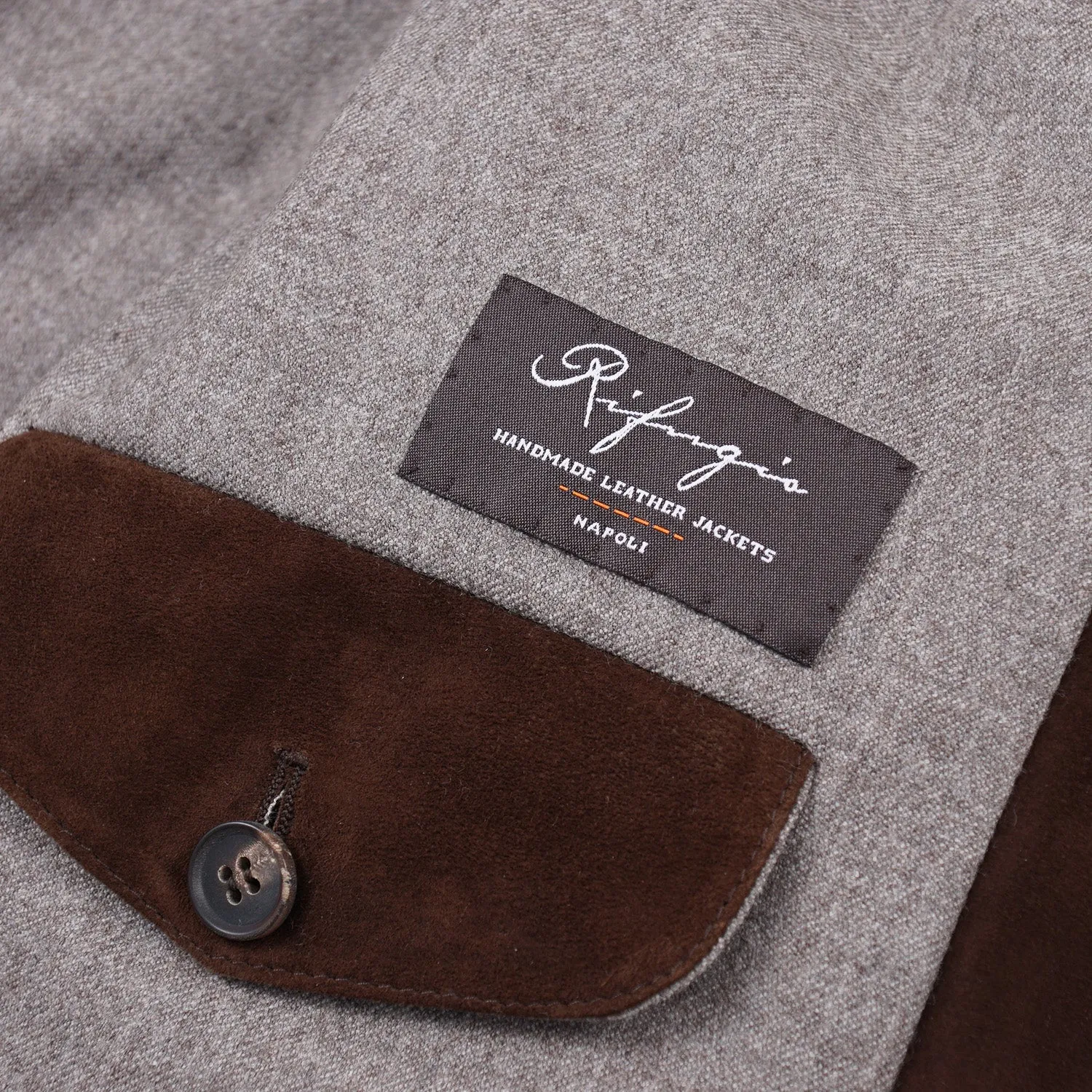 Rifugio Wool-Lined Suede Aviator Jacket