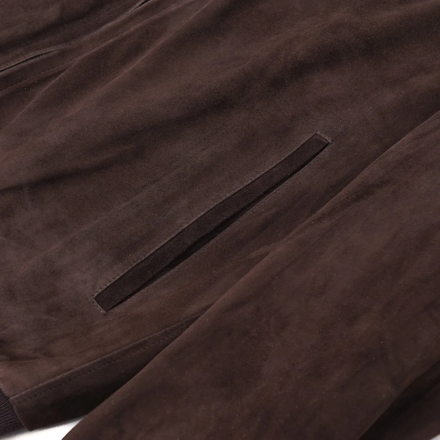 Rifugio Wool-Lined Suede Bomber Jacket