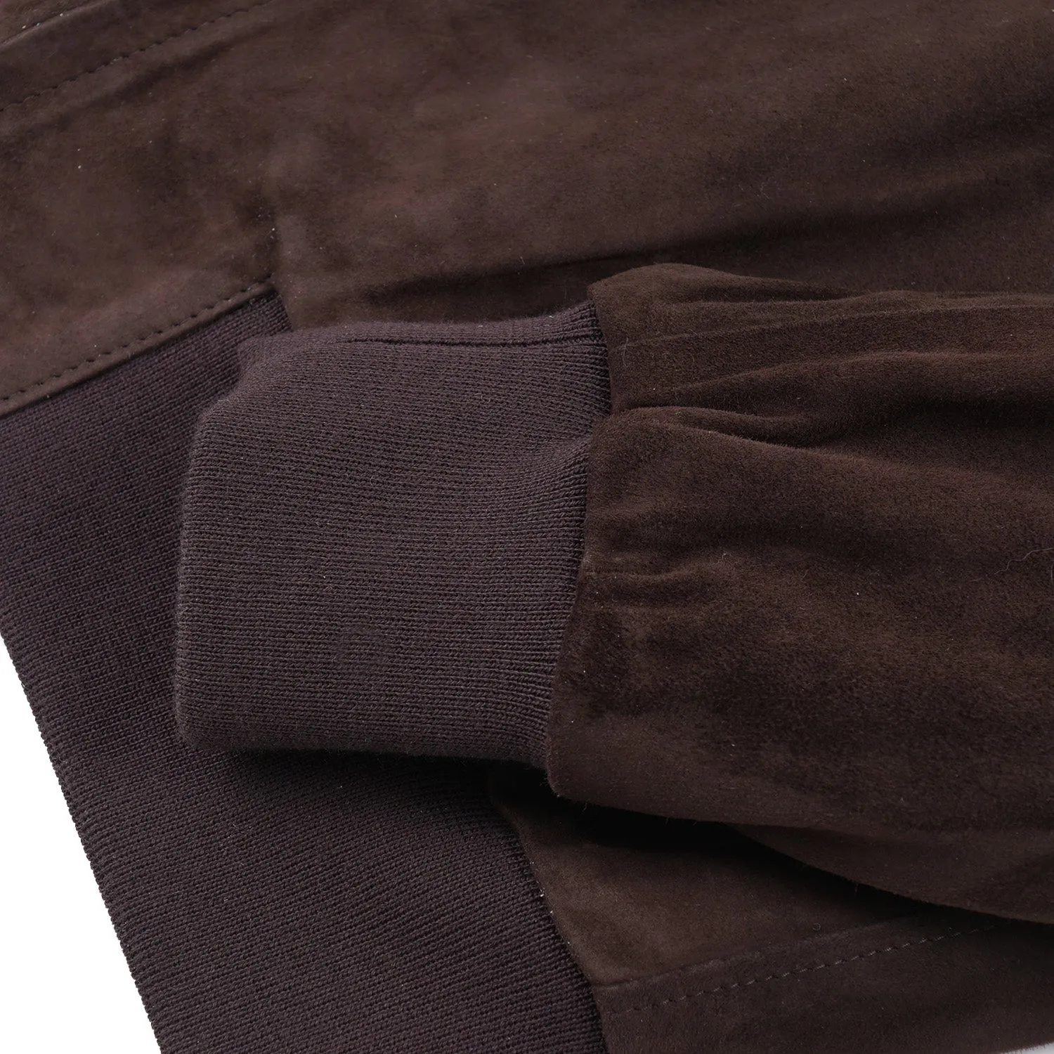 Rifugio Wool-Lined Suede Bomber Jacket