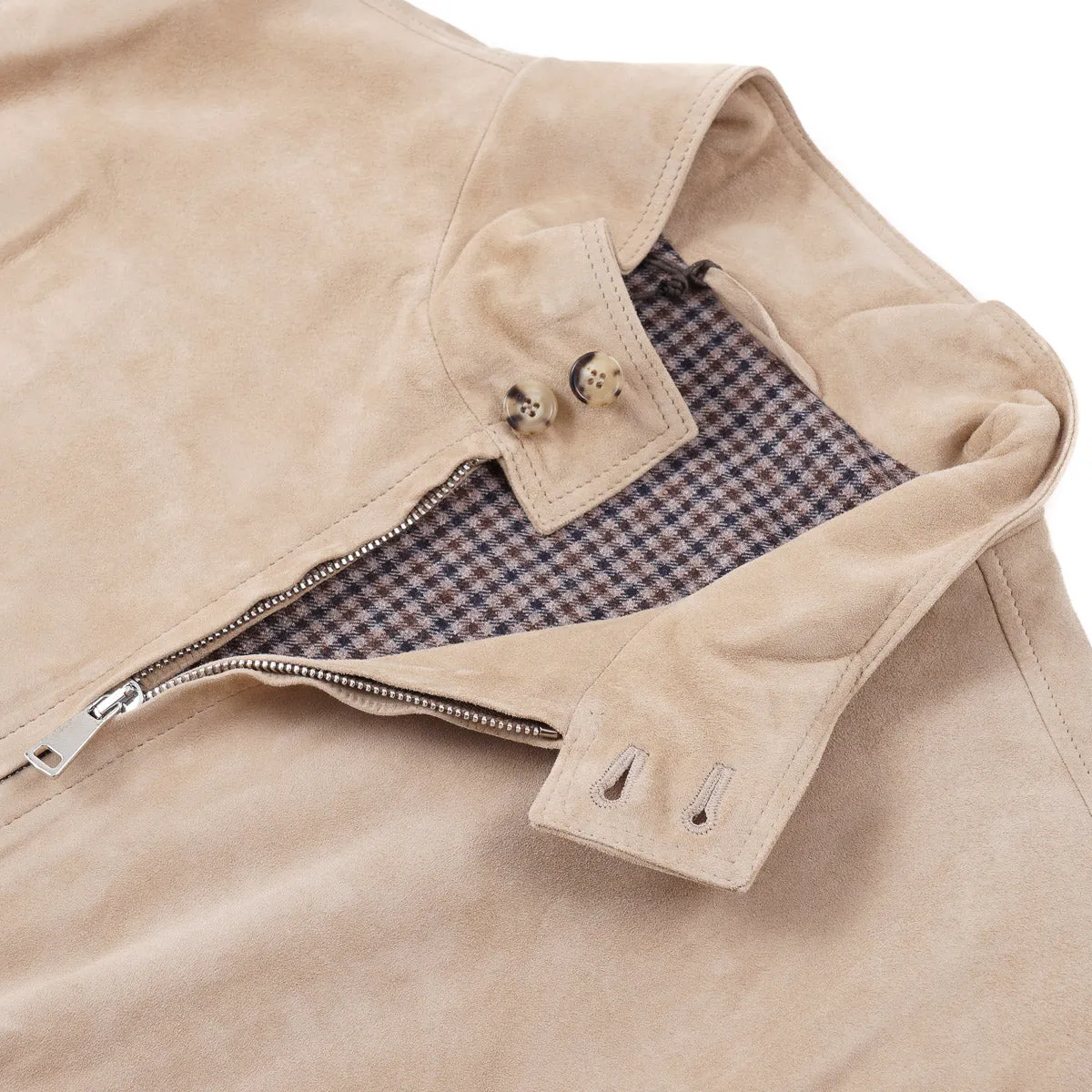 Rifugio Wool-Lined Suede Bomber Jacket