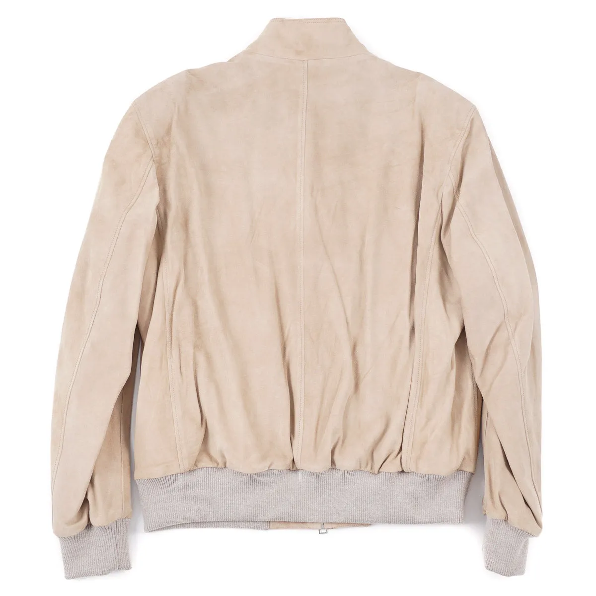 Rifugio Wool-Lined Suede Bomber Jacket