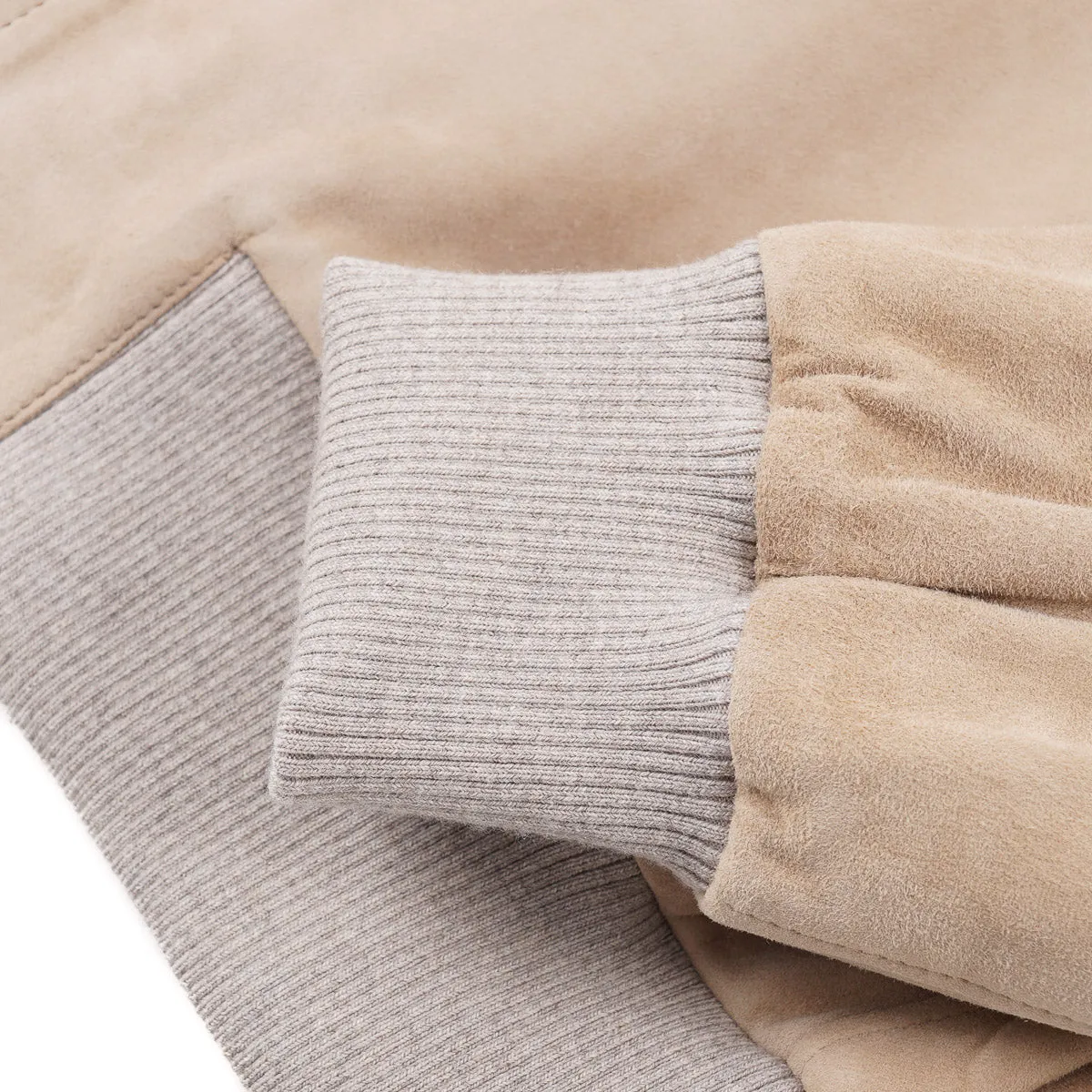 Rifugio Wool-Lined Suede Bomber Jacket