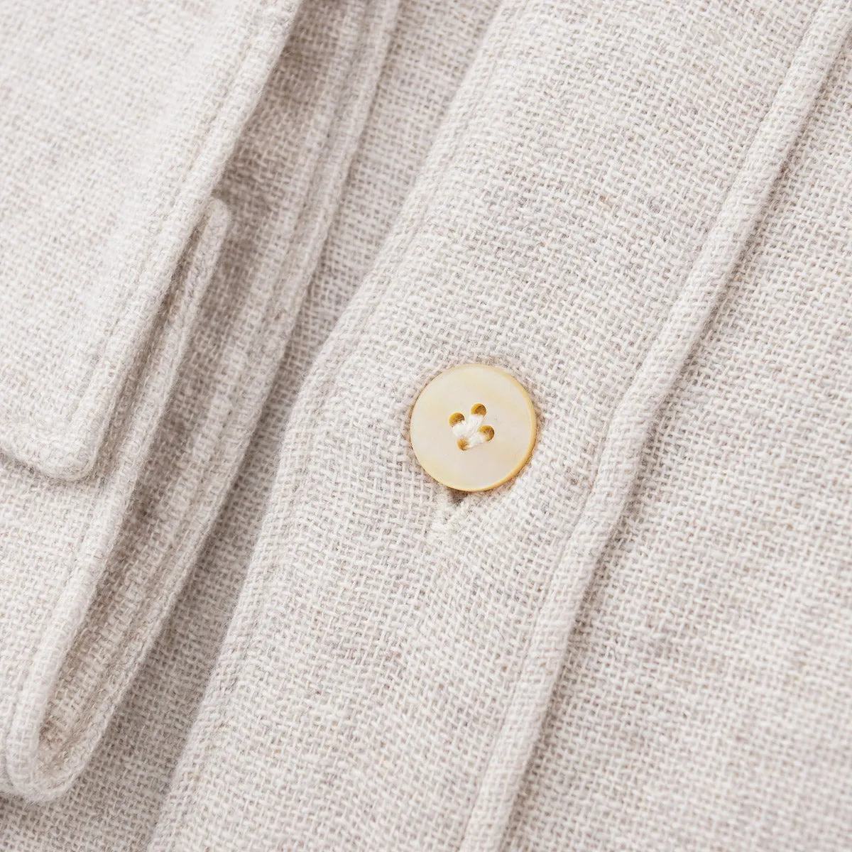 Sannino Slim-Fit Cotton-Wool Shirt