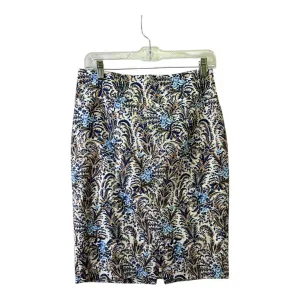 Skirt Maxi By Ann Taylor In Blue & Gold. Size:4