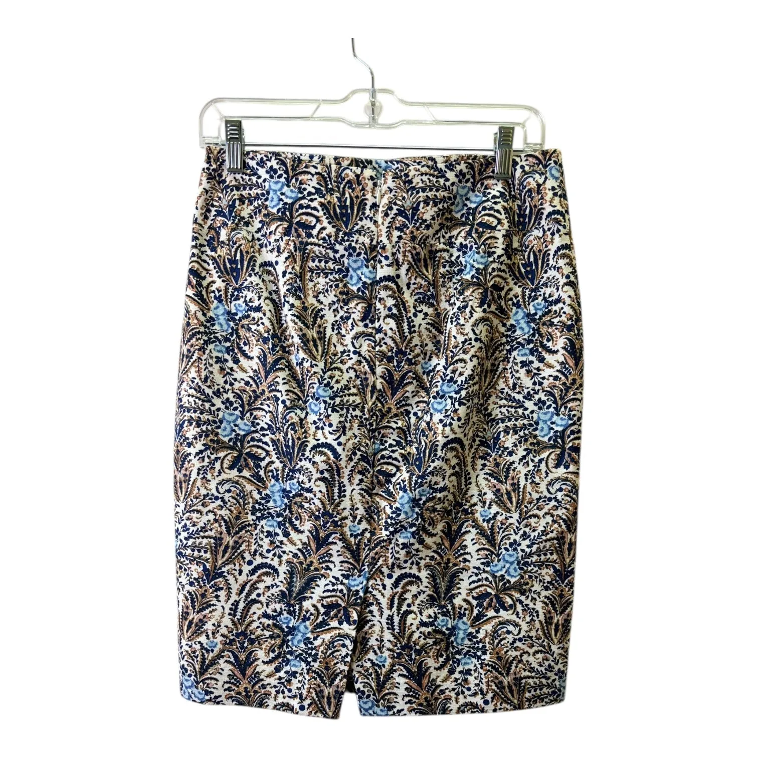 Skirt Maxi By Ann Taylor In Blue & Gold. Size:4