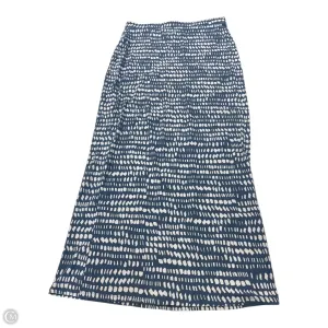 Skirt Maxi By Loft In Blue & White. Size: S