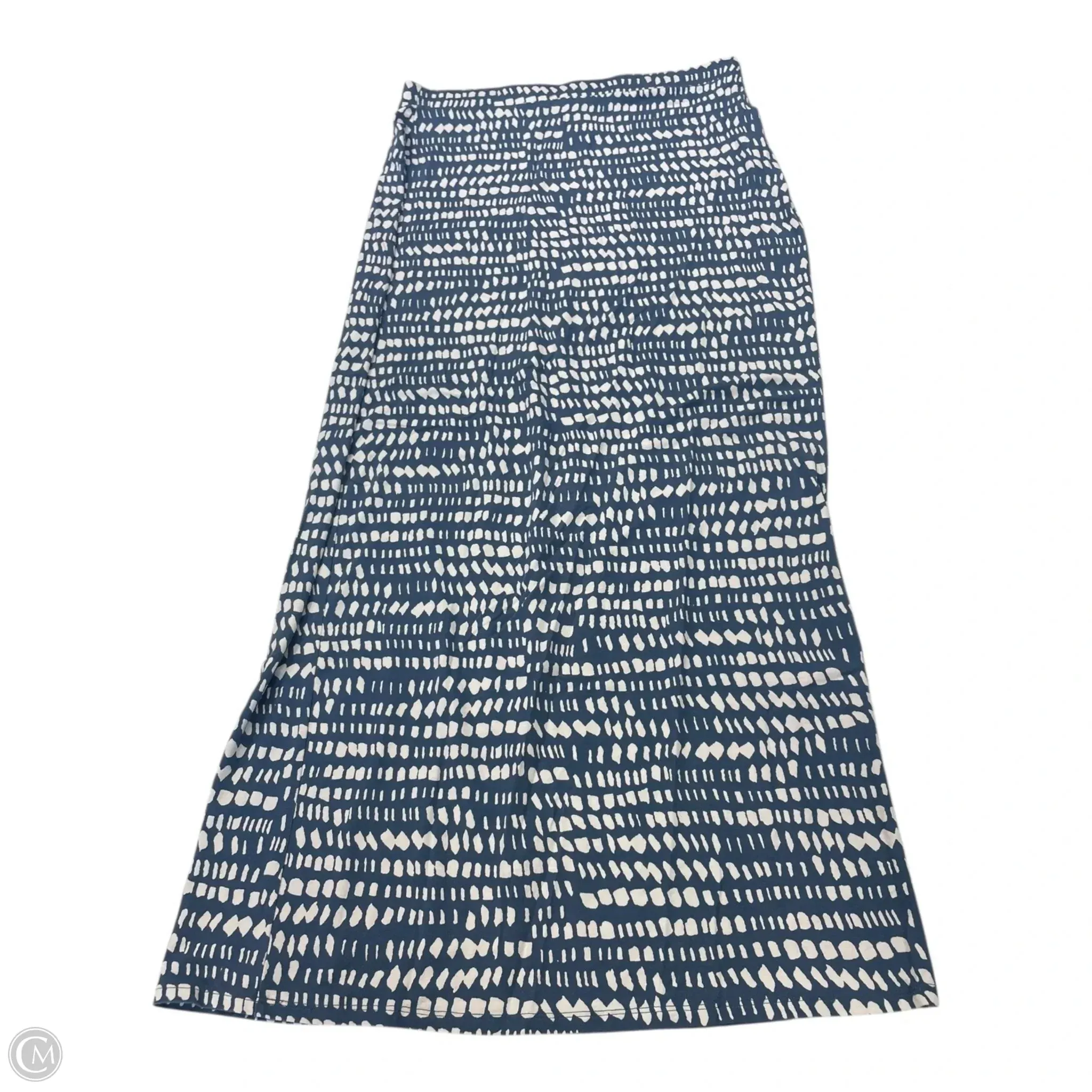 Skirt Maxi By Loft In Blue & White. Size: S