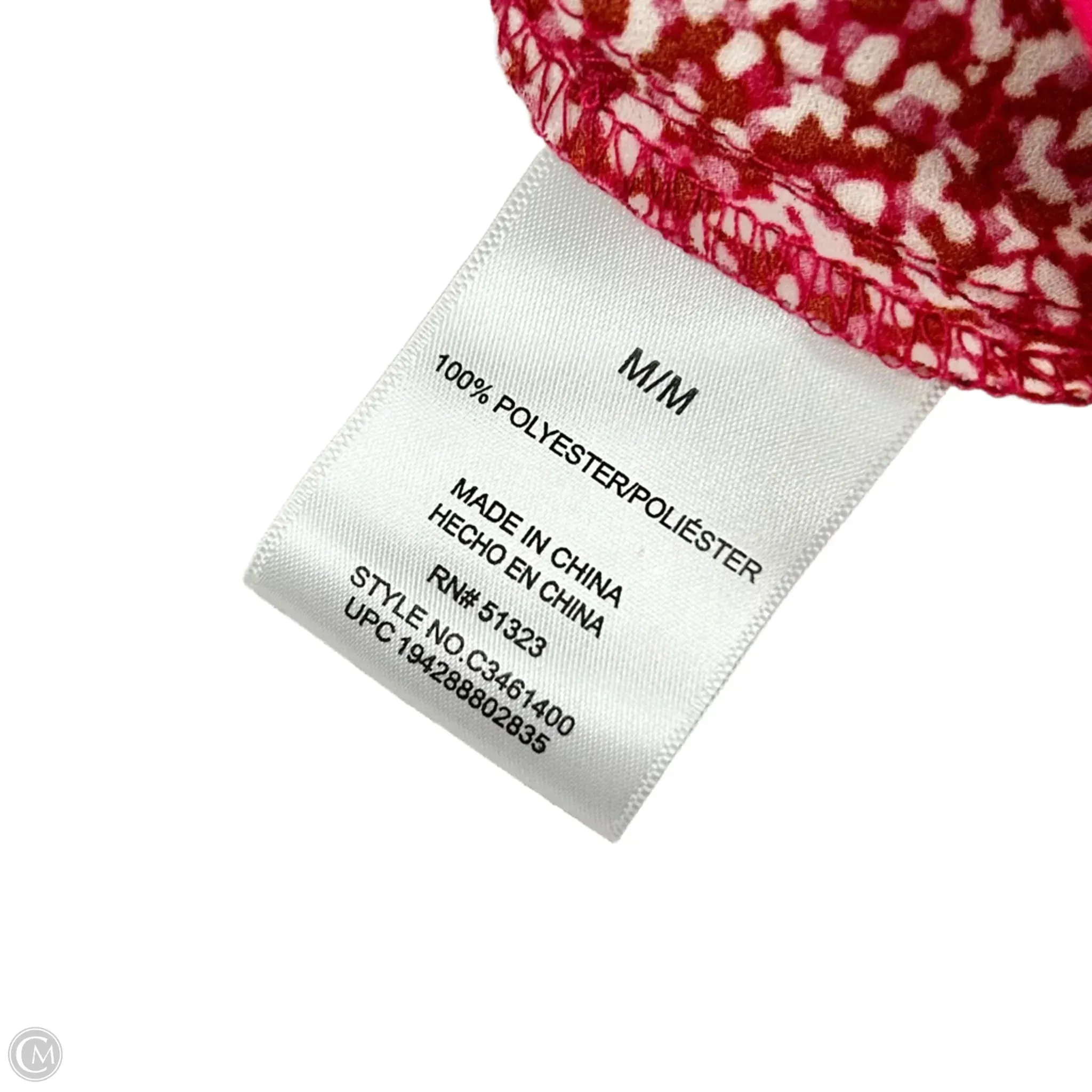 Skirt Midi By Vince Camuto In Pink & White. Size: M