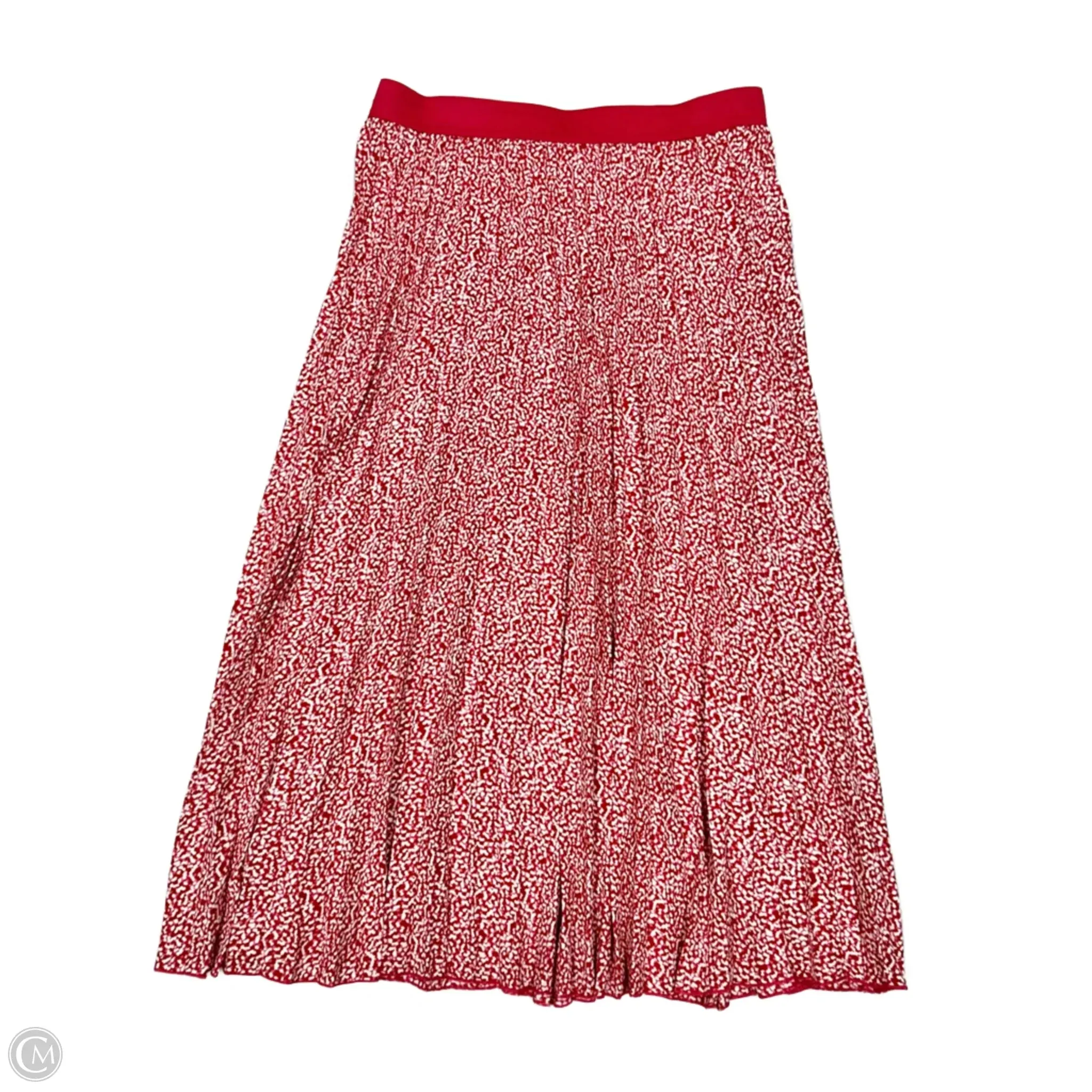 Skirt Midi By Vince Camuto In Pink & White. Size: M