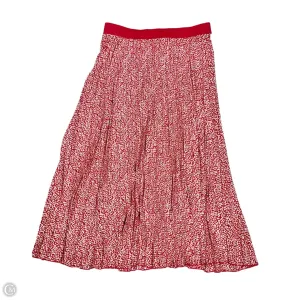 Skirt Midi By Vince Camuto In Pink & White. Size: M