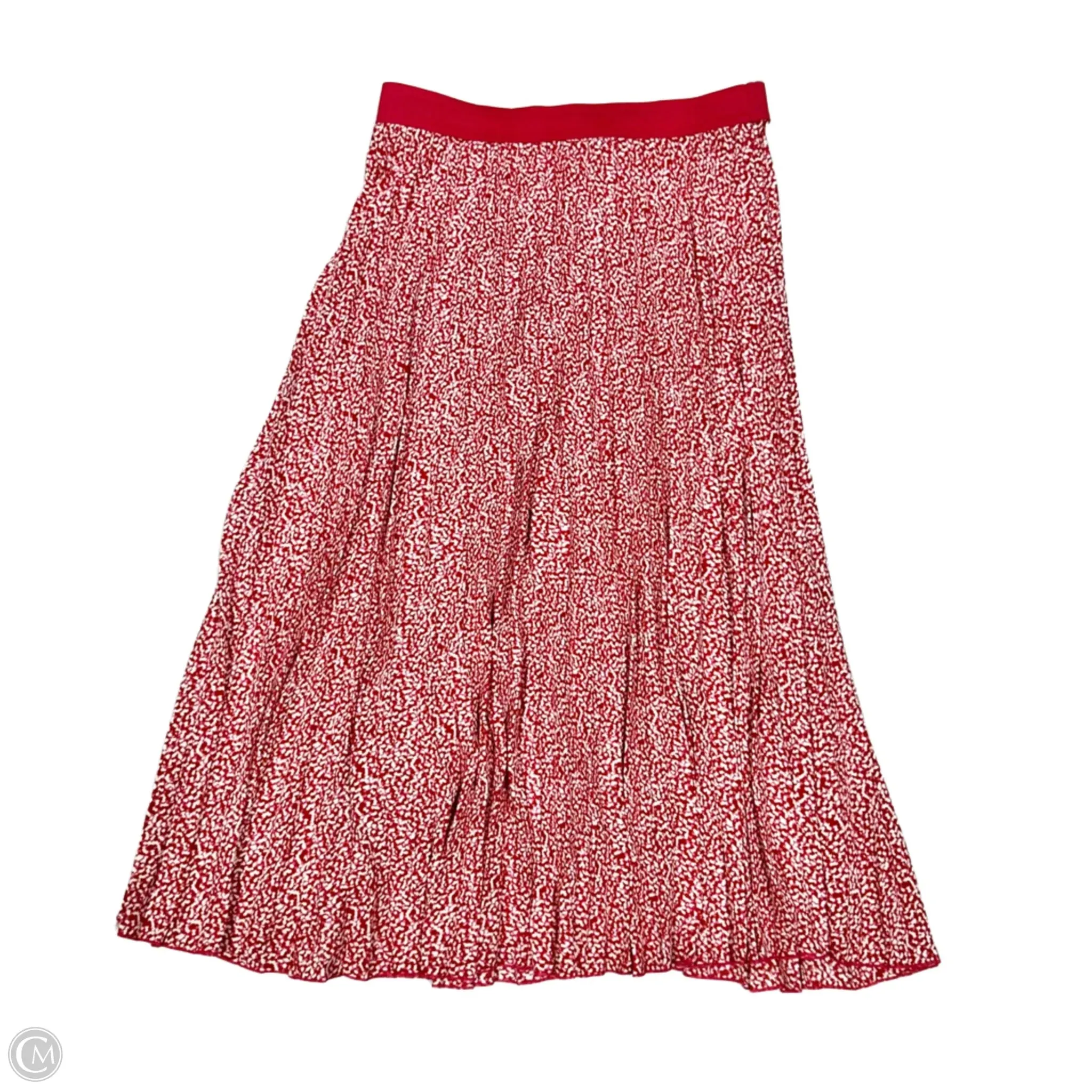 Skirt Midi By Vince Camuto In Pink & White. Size: M