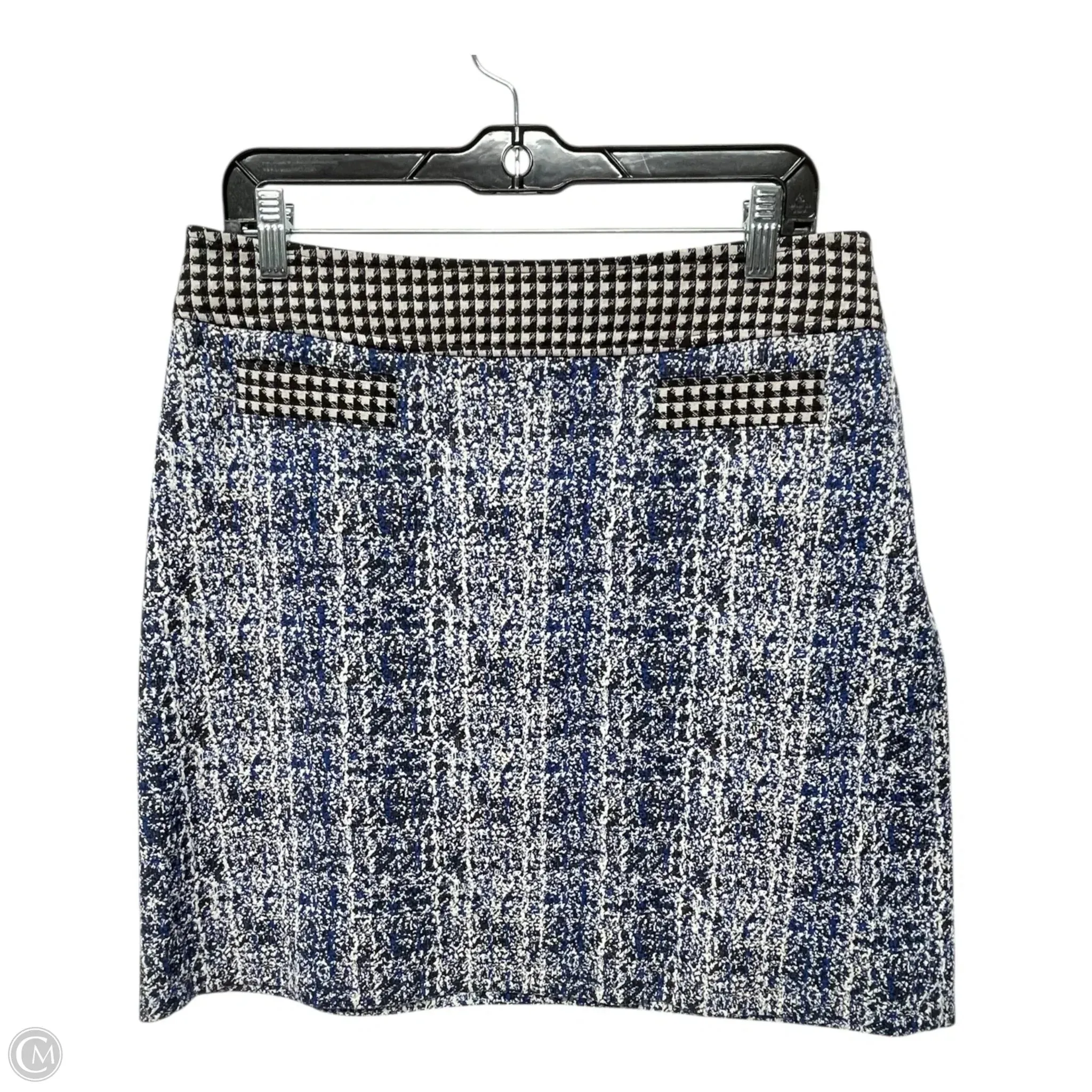 Skirt Mini & Short By Cabi In Black & Blue. Size: M