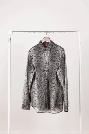 Supreme FW14 'Snakeskin' Flannel White (2014)